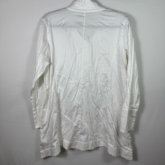 Soft Surroundings Ivory Long Sleeve Blouse Womens Size L - Picture 2 of 6